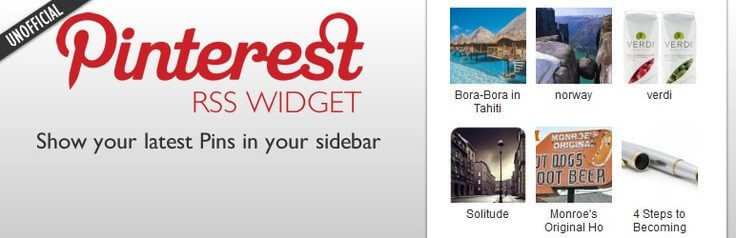 Pinterest RSS Widget