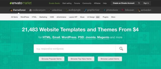 themeforest themes para wordpress