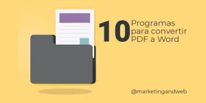 Convertir PDF a Word GRATIS 🥇10 Programas Online