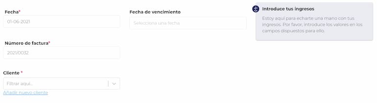 herramienta de facturacion declarando
