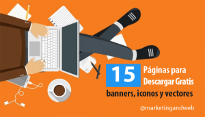 15 Páginas para descargar banners, iconos y vectores gratis